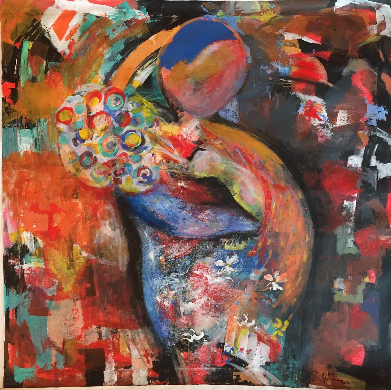 Abbraccio di fiori von Giuliana Zanoni