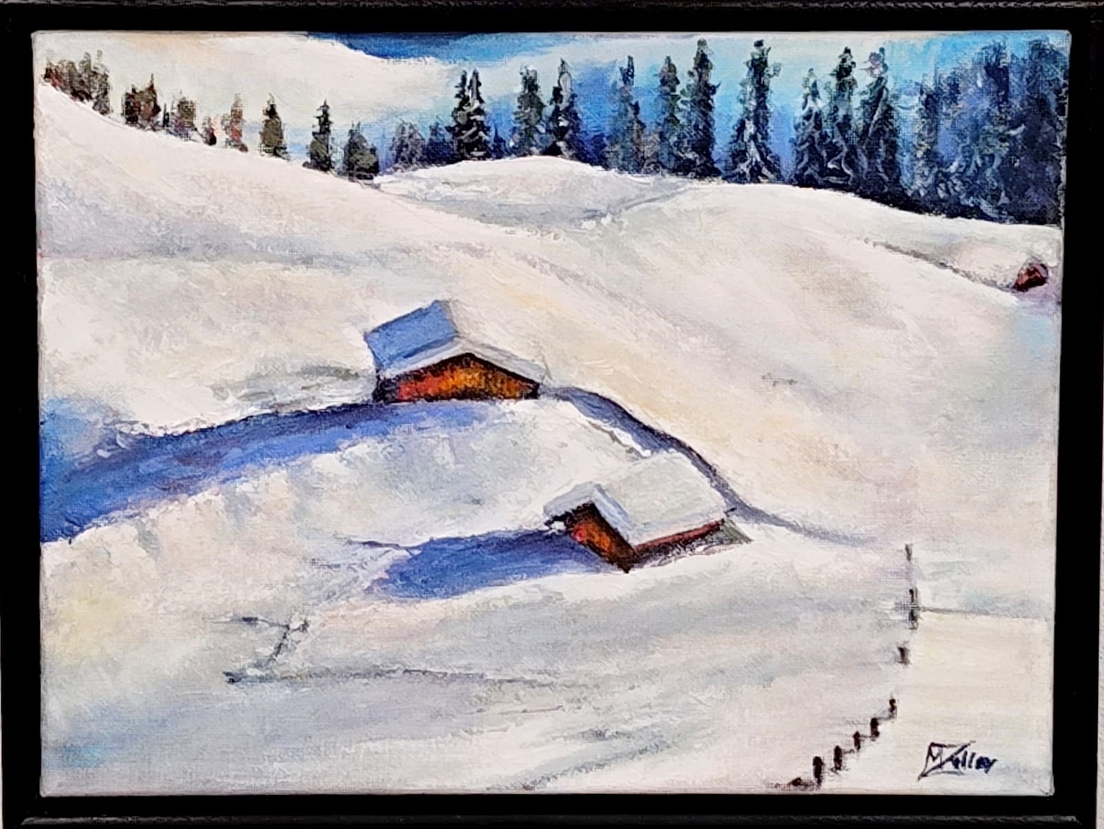 Stadl im Winter