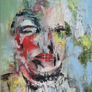 Abstraktes Gesicht