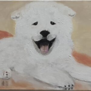 Lachender Hund