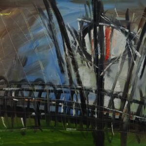 Landschaft im Mondschein