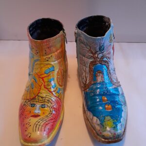 Schuhe bemalt
