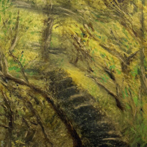 Stiege im Wald