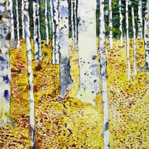 Birkenwald Klimtkopie