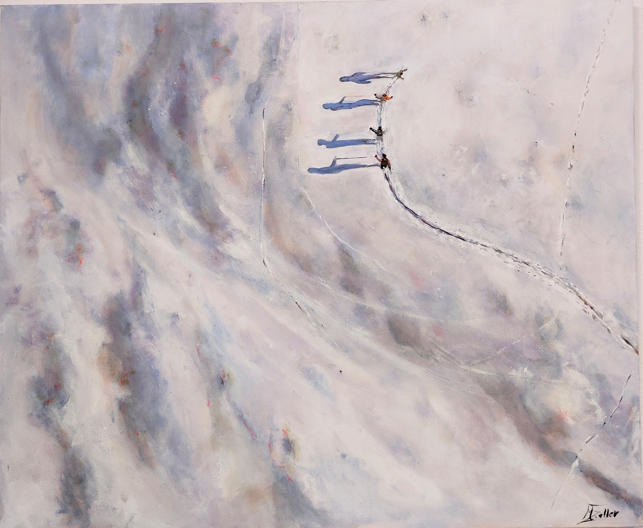 Skitour im verlassenen Tal