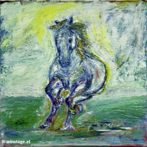 Pferd auf der Koppel