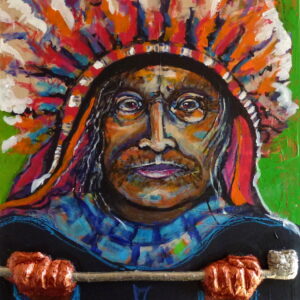 Überreichung der Friedenspfeife