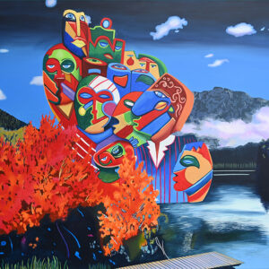 Ruhe finden hinter einem gesuchten Versteck