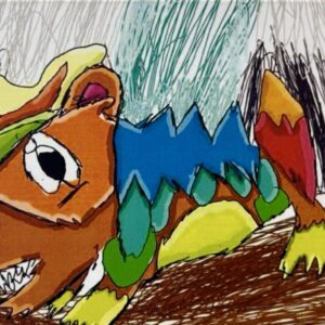 Stachliger freundlicher Löwenfuchs