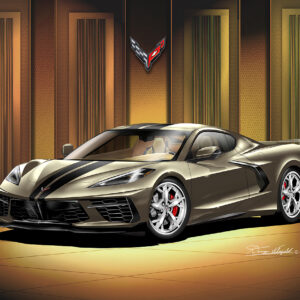 2020 C8 Corvette Stingray Fine Art Print