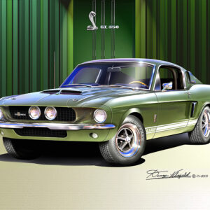 1967 mustang Shelby GT-350 Fine Art Print