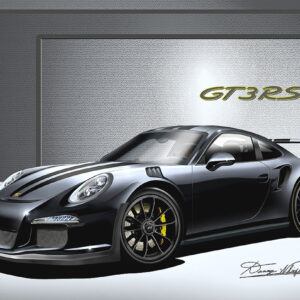 2016 Porsche GT3 RS Fine Art Print