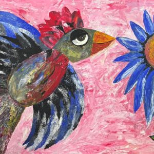 Let the bird kiss the flower