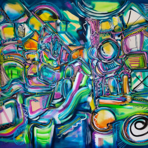 Ein Morgen in Dunkelblau